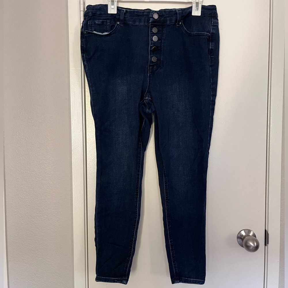 Maurices Dark Indigo Ankle Jeans